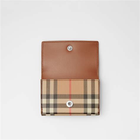 burberry vintage check e-canvas wallet|small burberry wallet for women.